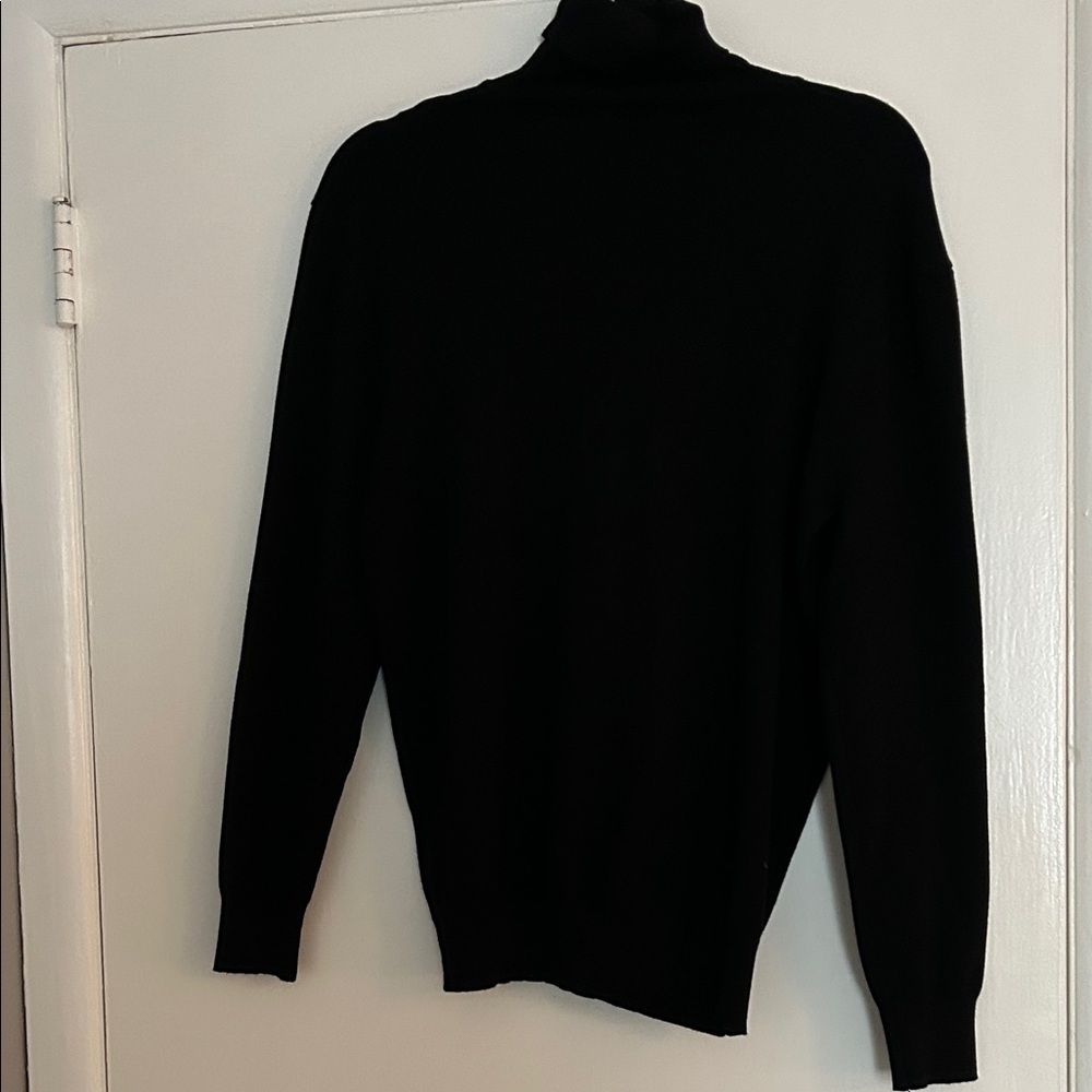 SHEIN Men's Classic Black Turtleneck Sweater